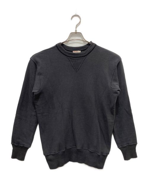 WAREHOUSE（ウエアハウス）WAREHOUSE (ウエアハウス) クルーネックスウェット ブラック サイズ:40の古着・服飾アイテム