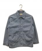 Pherrow'sフェローズ）の古着「ピンチェックカバーオール」｜インディゴ