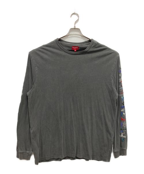 SUPREME（シュプリーム）SUPREME (シュプリーム) AOI Icons L/S Top グレー サイズ:XLの古着・服飾アイテム