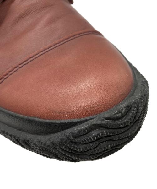 SPINGLE MOVE（スピングルムーヴ）SPINGLE MOVE (スピングルムーヴ) スムースレザー ミリタリーブーツ レッド サイズ:XLの古着・服飾アイテム