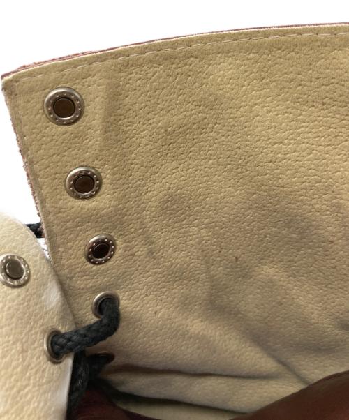 SPINGLE MOVE（スピングルムーヴ）SPINGLE MOVE (スピングルムーヴ) スムースレザー ミリタリーブーツ レッド サイズ:XLの古着・服飾アイテム