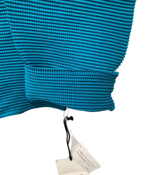 ISSEY MIYAKE me（イッセイ ミヤケ ミー）ISSEY MIYAKE me (イッセイ ミヤケ ミー) プリーツカットソー ブルー サイズ:FREEの古着・服飾アイテム