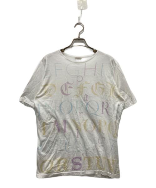 HERMES（エルメス）HERMES (エルメス) グラフィックカットソー ホワイト サイズ:XLの古着・服飾アイテム