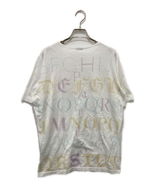 HERMES（エルメス）HERMES (エルメス) グラフィックカットソー ホワイト サイズ:XLの古着・服飾アイテム