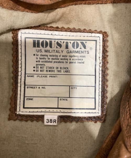 HOUSTON（ヒューストン）HOUSTON (ヒューストン) USミリタリージャケット キャメル サイズ:38Rの古着・服飾アイテム