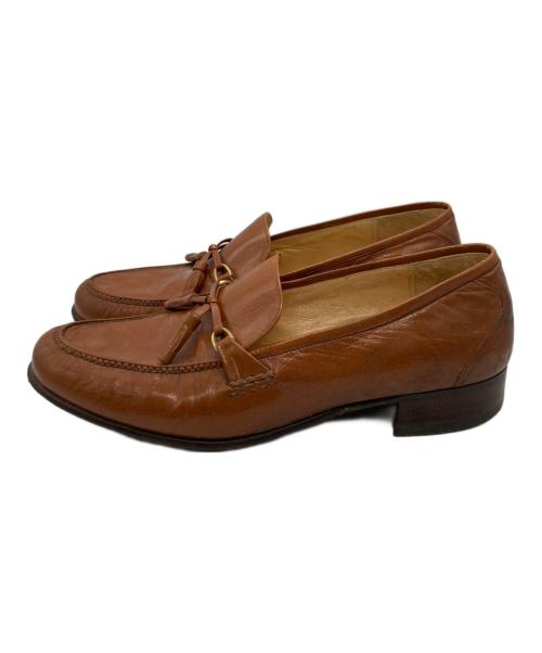 Yves Saint Laurent（イヴサンローラン）Yves Saint Laurent (イヴサンローラン) タッセルローファー ブラウン サイズ:7　1/2の古着・服飾アイテム