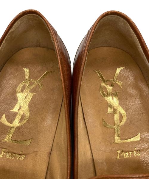 Yves Saint Laurent（イヴサンローラン）Yves Saint Laurent (イヴサンローラン) タッセルローファー ブラウン サイズ:7　1/2の古着・服飾アイテム