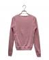 courreges (クレージュ) コットンウールカシミヤニット ピンク サイズ:38：5000円