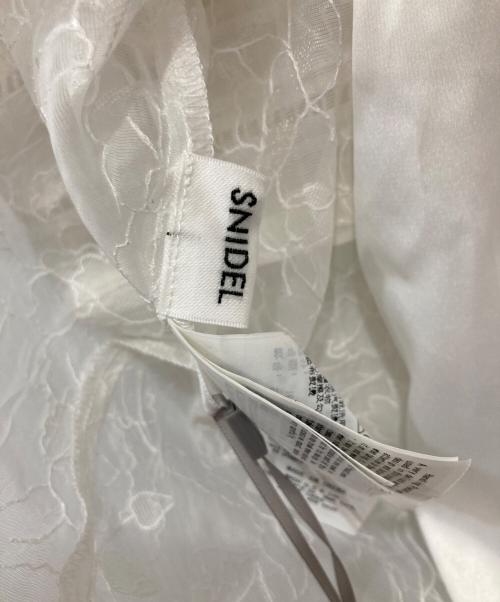 Snidel（スナイデル）Snidel (スナイデル) チャイナブラウス ホワイト サイズ:FREE 未使用品の古着・服飾アイテム