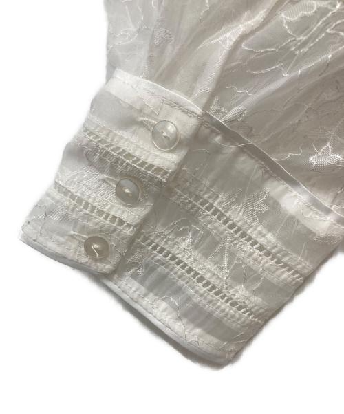 Snidel（スナイデル）Snidel (スナイデル) チャイナブラウス ホワイト サイズ:FREE 未使用品の古着・服飾アイテム