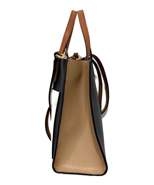 MARC JACOBS（マークジェイコブズ）MARC JACOBS (マークジェイコブズ) SMOKED ALMOND MULTI ベージュ×ブラックの古着・服飾アイテム