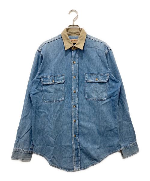 big mac（ビッグマック）big mac (ビッグマック) デニムシャツ インディゴ サイズ:Mの古着・服飾アイテム