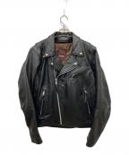 DAYTONAデイトナ）の古着「ダブルライダースジャケット」｜ブラック