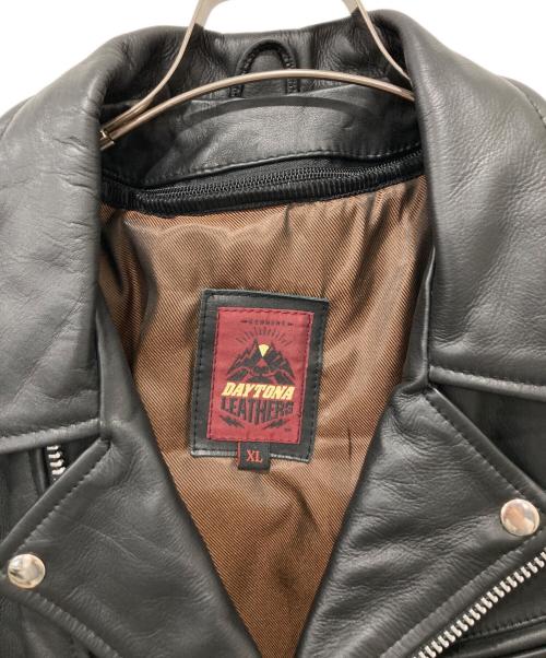 DAYTONA（デイトナ）DAYTONA (デイトナ) ダブルライダースジャケット ブラック サイズ:XLの古着・服飾アイテム