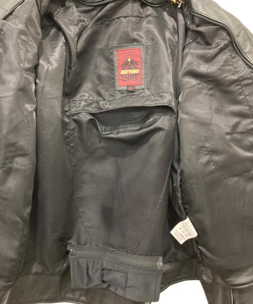 DAYTONA（デイトナ）DAYTONA (デイトナ) ダブルライダースジャケット ブラック サイズ:XLの古着・服飾アイテム