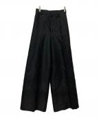 Plageプラージュ）の古着「Shantung Wide パンツ」｜ブラック