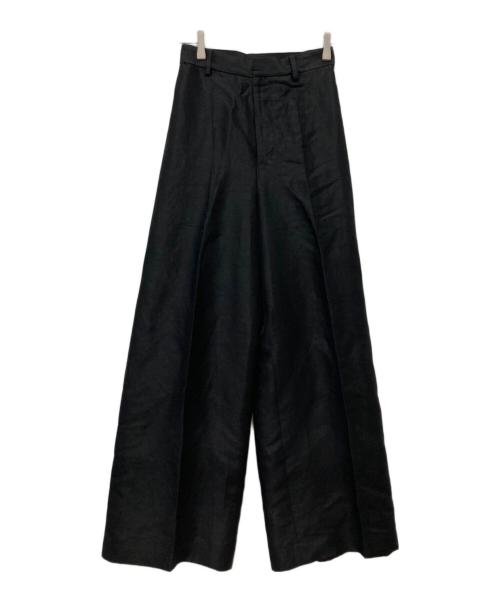 Plage（プラージュ）Plage (プラージュ) Shantung Wide パンツ ブラック サイズ:-の古着・服飾アイテム