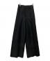 Plage（プラージュ）の古着「Shantung Wide パンツ」｜ブラック