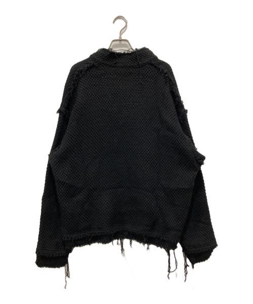 rin（リン）rin (リン) ヘンリーネックニット ブラック サイズ:Lの古着・服飾アイテム