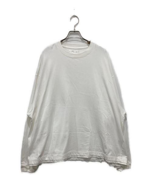 rin（リン）rin (リン) ロングスリーブカットソー ホワイト サイズ:Mの古着・服飾アイテム