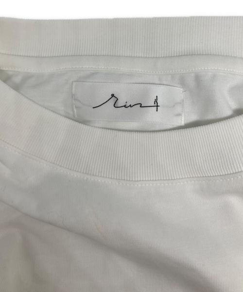 rin（リン）rin (リン) ロングスリーブカットソー ホワイト サイズ:Mの古着・服飾アイテム