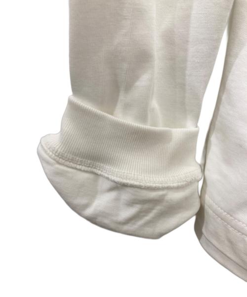 rin（リン）rin (リン) ロングスリーブカットソー ホワイト サイズ:Mの古着・服飾アイテム