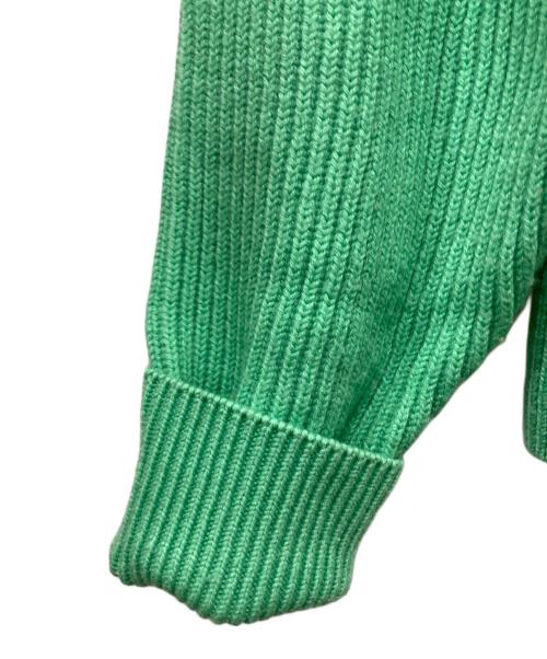 STUDIO NICHOLSON（スタジオ ニコルソン）STUDIO NICHOLSON (スタジオ ニコルソン) クルーネックニット グリーン サイズ:Mの古着・服飾アイテム