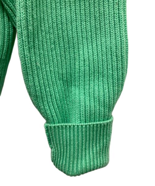 STUDIO NICHOLSON（スタジオ ニコルソン）STUDIO NICHOLSON (スタジオ ニコルソン) クルーネックニット グリーン サイズ:Mの古着・服飾アイテム