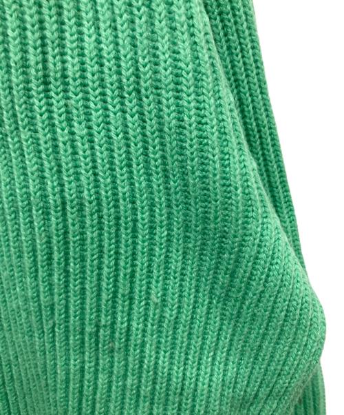 STUDIO NICHOLSON（スタジオ ニコルソン）STUDIO NICHOLSON (スタジオ ニコルソン) クルーネックニット グリーン サイズ:Mの古着・服飾アイテム