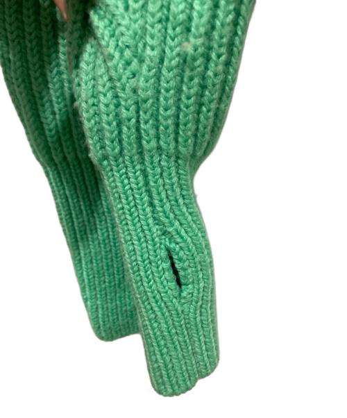 STUDIO NICHOLSON（スタジオ ニコルソン）STUDIO NICHOLSON (スタジオ ニコルソン) クルーネックニット グリーン サイズ:Mの古着・服飾アイテム