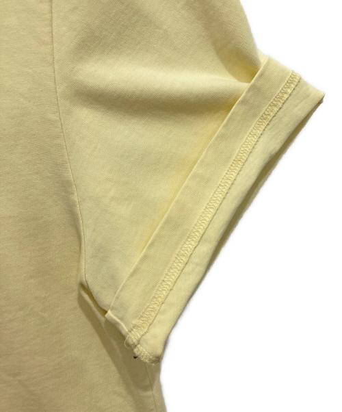 STUDIO NICHOLSON（スタジオ ニコルソン）STUDIO NICHOLSON (スタジオ ニコルソン) オーバーサイズTシャツ イエロー サイズ:Lの古着・服飾アイテム