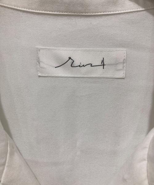 rin（リン）rin (リン) オープンカラーシャツ ホワイト サイズ:Lの古着・服飾アイテム