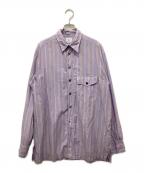 L.E.J.エルイージェー）の古着「COME UP TO THE STUDIO SHIRT」｜パープル
