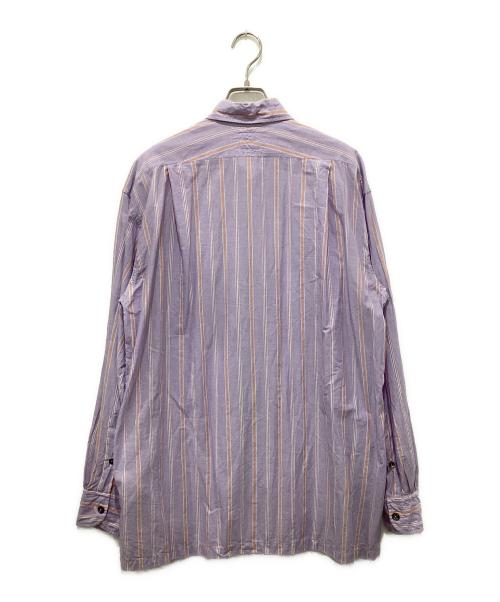 L.E.J.（エルイージェー）L.E.J. (エルイージェー) COME UP TO THE STUDIO SHIRT パープル サイズ:Mの古着・服飾アイテム