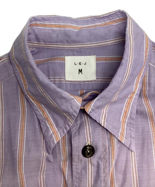 L.E.J.（エルイージェー）L.E.J. (エルイージェー) COME UP TO THE STUDIO SHIRT パープル サイズ:Mの古着・服飾アイテム