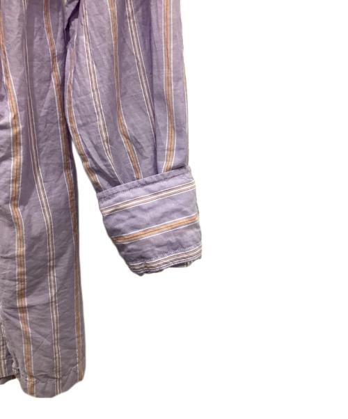 L.E.J.（エルイージェー）L.E.J. (エルイージェー) COME UP TO THE STUDIO SHIRT パープル サイズ:Mの古着・服飾アイテム