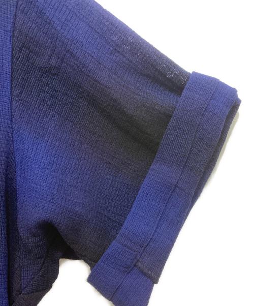 NOBNAGA paris（ノブナガパリ）NOBNAGA paris (ノブナガパリ) Shawl collar 1B shirt / 半袖シャツ / 半袖シャツジャケット ブルー サイズ:FREEの古着・服飾アイテム