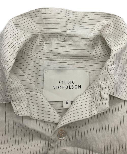 STUDIO NICHOLSON（スタジオ ニコルソン）STUDIO NICHOLSON (スタジオ ニコルソン) 半袖シャツ ホワイト サイズ:Mの古着・服飾アイテム