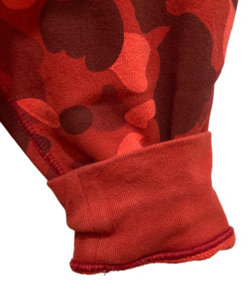 A BATHING APE（ア ベイシング エイプ）A BATHING APE (ア ベイシング エイプ) SHARK FULL ZIP HOODIE レッド サイズ:XLの古着・服飾アイテム