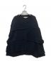 Name.（ネーム）の古着「PATCHWORK KNIT SWEATER」｜ブラック
