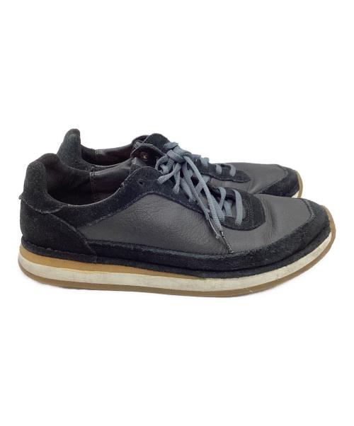 CLARKS（クラークス）CLARKS (クラークス) レザースニーカー ブラック サイズ:UK6の古着・服飾アイテム