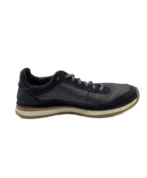 CLARKS（クラークス）CLARKS (クラークス) レザースニーカー ブラック サイズ:UK6の古着・服飾アイテム