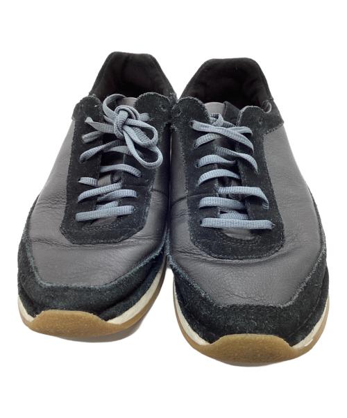 CLARKS（クラークス）CLARKS (クラークス) レザースニーカー ブラック サイズ:UK6の古着・服飾アイテム