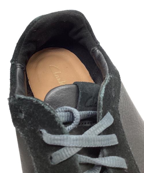 CLARKS（クラークス）CLARKS (クラークス) レザースニーカー ブラック サイズ:UK6の古着・服飾アイテム