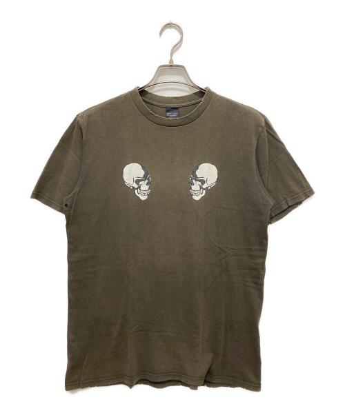 NUMBER (N)INE（ナンバーナイン）NUMBER (N)INE (ナンバーナイン) スカルTシャツ ブラウン サイズ:3の古着・服飾アイテム