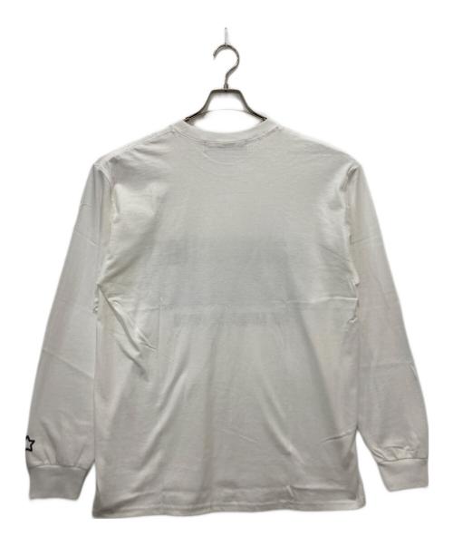 THE MOBSTAR JAPAN（ザ・モブスタージャパン）THE MOBSTAR JAPAN (ザ・モブスタージャパン) 長袖Tシャツ ホワイト サイズ:Lの古着・服飾アイテム