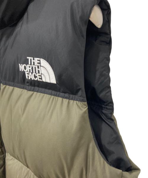 THE NORTH FACE（ザ ノース フェイス）THE NORTH FACE (ザ ノース フェイス) Nuptse Vest カーキ×ブラック サイズ:Lの古着・服飾アイテム