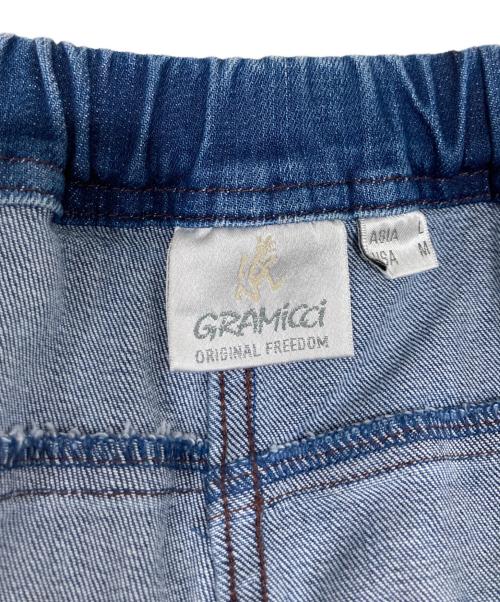 GRAMICCI（グラミチ）GRAMICCI (グラミチ) nano・universe (ナノ・ユニバース) BUGGY DENIM PANT インディゴ サイズ:Lの古着・服飾アイテム