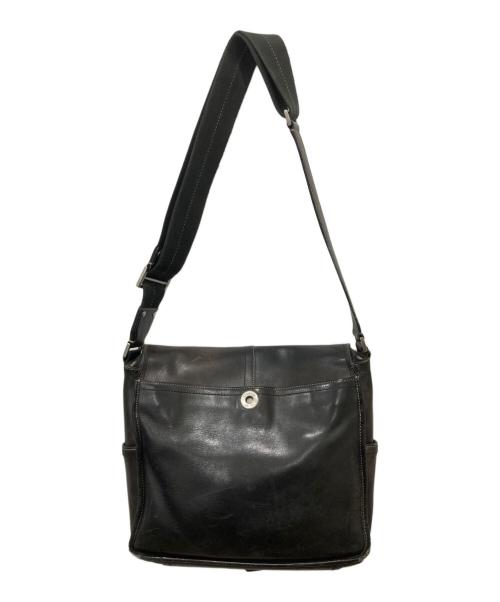 COACH（コーチ）COACH (コーチ) レザーショルダーバッグ ブラウンの古着・服飾アイテム