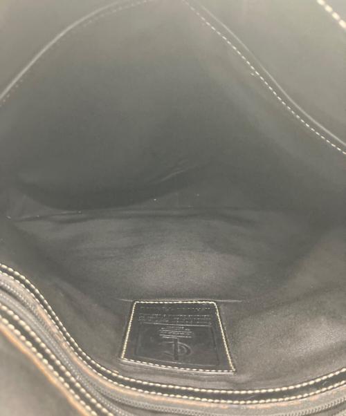 COACH（コーチ）COACH (コーチ) レザーショルダーバッグ ブラウンの古着・服飾アイテム